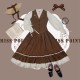 Miss Point Rose Doll SP Striped High Waist Corset Skirt(Reservation/Full Payment Without Shipping)